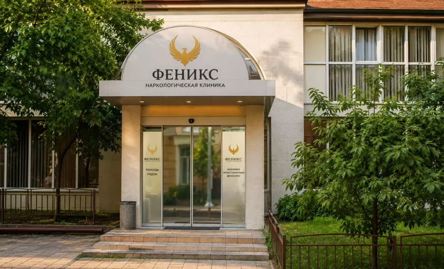 Вход в наркологическую клинику «Феникс» в Горно-Алтайске